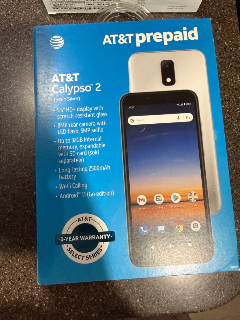 Calypso 2 (Satin Silver) Prepaid Smartphone